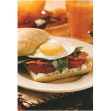 Egg Filling on Ciabatta by Mrs. Fields